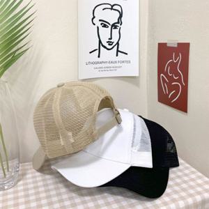 [옷자락]남자 여자 망사 미니멀리즘 야구모자 운동 SS 모자