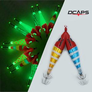 수평에기 슬림 양다리에기 크롬골드블루 갑오징어 채비 문어낚시