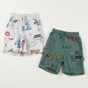 [지프키즈]멀티그래픽 전판 미니쭈리 5부팬츠  KO2TPU924