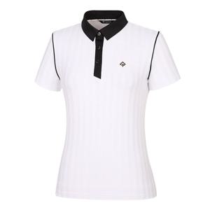 [레노마골프] 여성 자가드 카라 반팔티셔츠 RWTYL6102-101