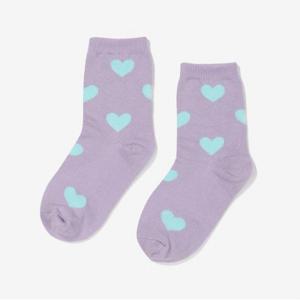 [휠라키즈] 올오버 하트 패턴 장목양말 (FK3SCF5356F_LVD)