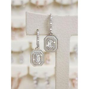 볼라레 세이브존03 화이트옥타고노후크귀걸이 2color SSS1367