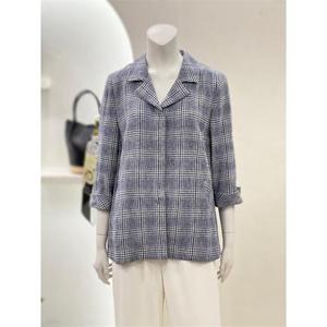 벨리시앙 세이브존01 블렌드 린넨 체크 자켓(2color) JK2213