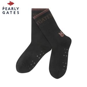 [파리게이츠] 파리게이츠 여성 글리터 레터링 포인트 장목 양말 521D3SC005_BK