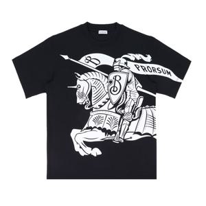 버버리 EKD 프린팅 코튼 반팔티 8095058 A1189