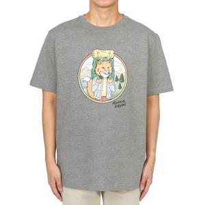 메종키츠네 램블링 폭스 남성 반팔티셔츠 NM00120KJ0118 H131