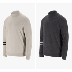 [엘르골프]24년 남성 겨울 울 혼방 목크넥 스웨터[6K73451]