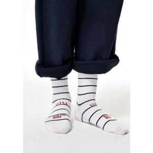 [블루테일HU] (AZA3AS02WT) 화이트 스트라이프 양말