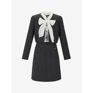 [숲]리본 타이 자켓형 원피스 SB3OPM5