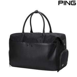 골프양말증정_PBS 남성 로고 패턴 보스턴백 111E7BB001