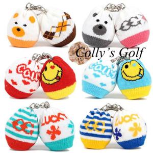 콜리스 니트 투볼주머니 트윈(20-25) 골프공 볼파우