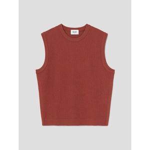 [갤럭시 라이프스타일] 라운드넥 베스트 스웨터  오렌지 (GC5151C028)