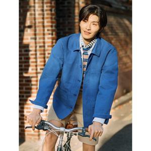 [빈폴멘] 가먼트다잉 워크 재킷  블루 (BC5211C13P)