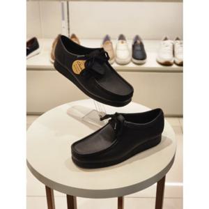 금강제화 랜드로바 클락스 남성 왈라비 가죽 블랙 CLAOXC3646MF1