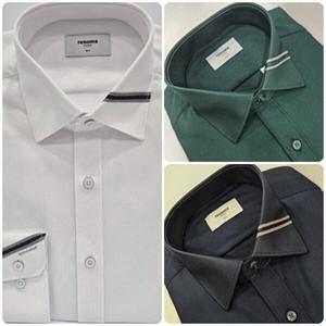 [레노마셔츠]슬림핏 /구김성 적은/트리코트/정장 긴소매 와이셔