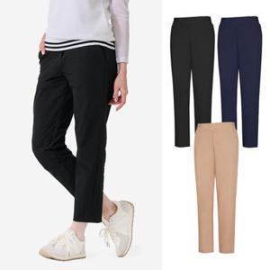 [김영주] 여성 골프웨어 나일론 스판 허리밴딩 9부팬츠 3종택1