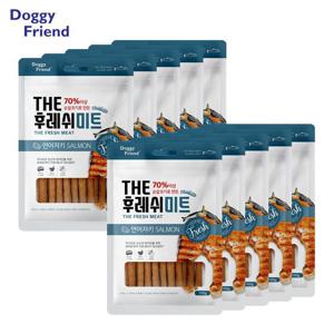 THE 후레쉬미트 연어 100g x10 강아지간식 반려견저키 반려견영양간식 노령견간식 강아지육포