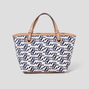 [빈폴] 써머 파인 자카드 스몰 토트백 - 네이비 BE53D3M05R