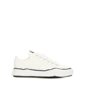 미하라 야스히로 Original Sole 캔버스 로우 스니커즈 73I-Y5K001