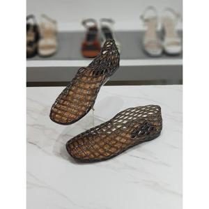 HANSHOE 세이브존03 컬러풀 젤리 투명 샌들 플랫 1cm AGHS010055jmA