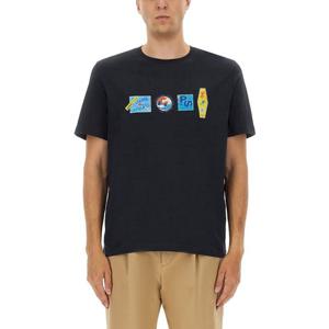 피에스바이폴스미스 블루 오가닉 코튼 티셔츠 M2R011RTP5259 49