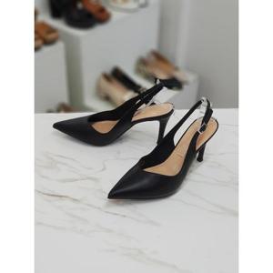 가죽 펌프스 여성 슬링백 힐 9cm HS928125-5il