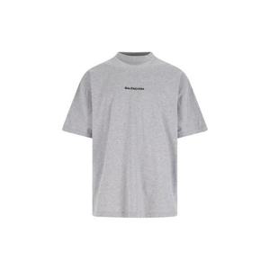 발렌시아가 반팔 티셔츠 831305TSVH4 1300 HEATHRGREY