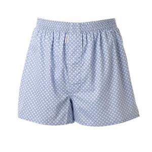 [비너스]블루 남성 터치감이 부드러운 면100  기하나염 트렁크 VMPQ161