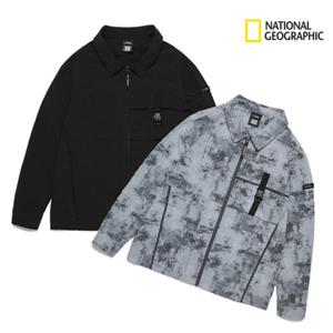 내셔널지오그래픽키즈 K253USH210 남아 고학년 셔츠형 블랙 점퍼 바람막이 자켓 170 초등딜