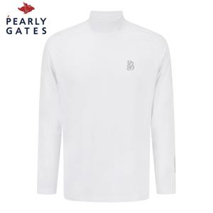 [파리게이츠] 파리게이츠 남성 로고 모크넥 저지 티셔츠 511E3TI206_WH