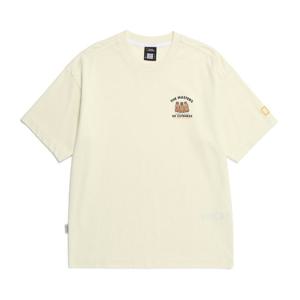 내셔널지오그래픽 N253UTS950 동물 와펜 반팔 티셔츠 LIME