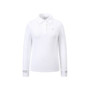 캘러웨이골프긴팔티 PQC CWTY24F401_WH 여성 가을 기본 Y에리 티셔츠