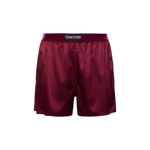 톰포드 로고 실크 새틴 미니 쇼츠 82I-MCY036