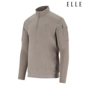 엘르골프 세이브존01 남성 소매 냉감 반집업 목크넥 티셔츠 6L35451 605