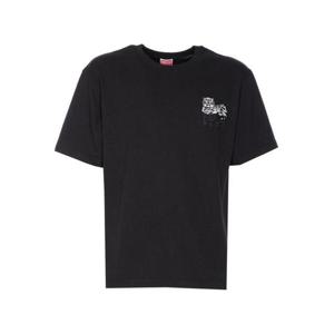 겐조 반팔 티셔츠 FF65TS2554SI99J Black