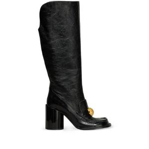 25 FW 아미 파리스 스터드 장식 가죽 롱 부츠 90mm H24FSV354AL0051 TP442440972