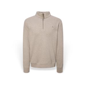 [헤지스] 남성 멜란지 솔리드 하프집업 맨투맨 HZTS5D405I2