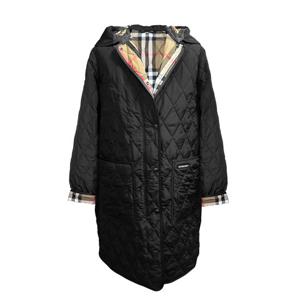 버버리 파크게이트 퀄팅 롱 후드 자켓 80842091 80945811 블랙