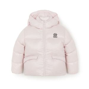 MLB키즈 프리즘 걸스 립스탑 크롭 덕다운패딩 (7FDJB255650PKL)