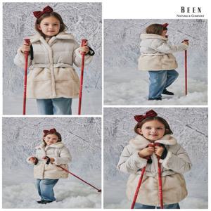 [빈]BZ64JP03IV 아이보리 퍼배색 다운 점퍼