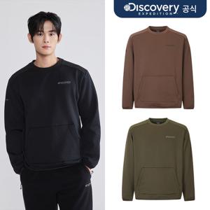 [디스커버리] 아웃도어 그리드 기모 맨투맨 3종 택1  DXMT79056-SET