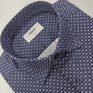 [레노마셔츠]슬림핏/긴소매/ 면100/도트 올오버 프린트 셔츠 RPF