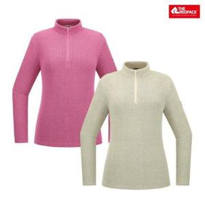 레드페이스 HC18 자카드플리스우먼짚티셔츠 REWFTSW23051