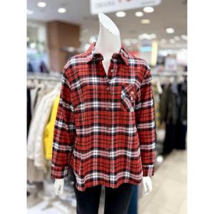 소고 세이브존01 포켓 자수 포인트 체크 셔츠 AK4BA01