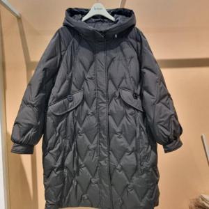 Destijl HC34 25Fw 덕 밑단스트링 후드 오리털 패딩 D2543jp01