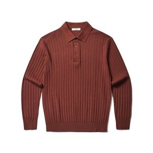 [올젠]버티컬 골조직 카라 스웨터 ZBF4ET1204 BC