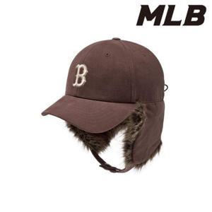 MLB (3AWMV0256-43BRS) 빈티지 퍼 이어플랩 캡