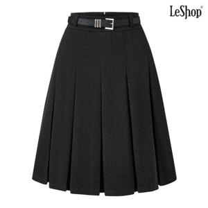 [르샵]핀턱 미니 기모 벨티드 스커트 (DP4WH007A)