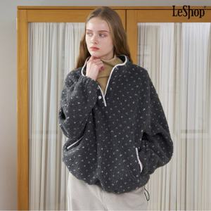 [르샵]도트 플리스 아노락 하프 집업 티셔츠 (DP4LW007A)