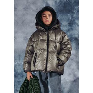 [블루테일] AZH3JP02BG 베이지 후드 다운 점퍼